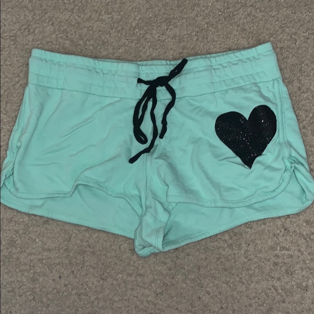 charlotte russe mint blue shorts